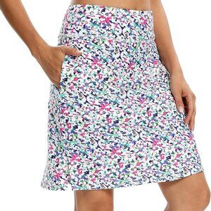 Pink Flowered Skort